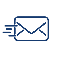 Appointment Inquiry? Click our icon below An envelope with four parallel lines for appointment inquiry