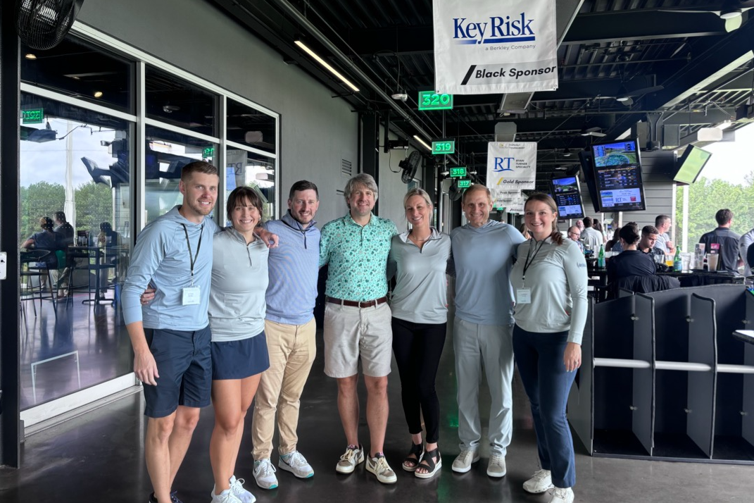 The Key Risk team attends a golf fundraiser